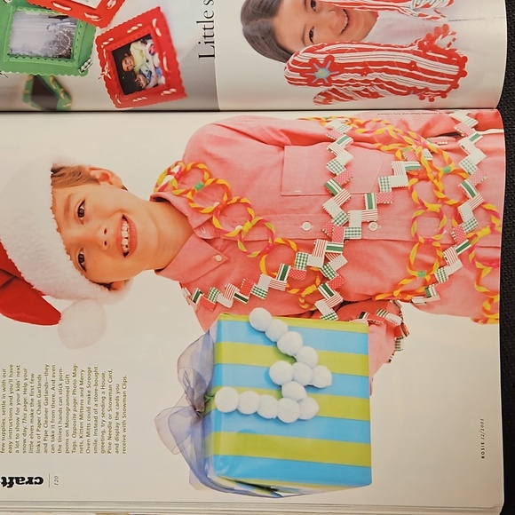 ROSIE MAGAZINE John Travolta December 2001 EUC Holiday crafts decor recipes - Picture 14 of 14